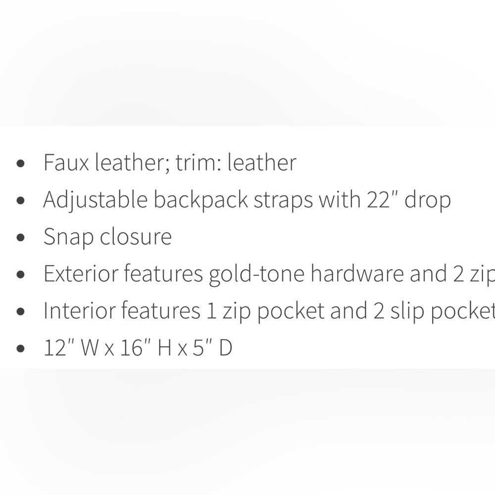 Calvin Klein Hudson Monogram Backpack. Euc - image 7